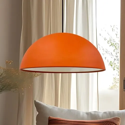 Bamyum Pendelleuchte Groß I Lipeo Ø50 cm in orange von Bamyum