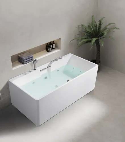 Whirlpool Badewanne Luxus Relax 150x80 mit Massagedüsen