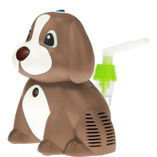 Omnibus BR-CN171 Puppy Inhalator für Kinder und Erwachsene - Elektrischer Inhalator mit benutzerfreundlicher Anwendung, ideal für die ganze Familie zur effektiven Verabreichung von Asthma- und Erkältungsmedikamenten.