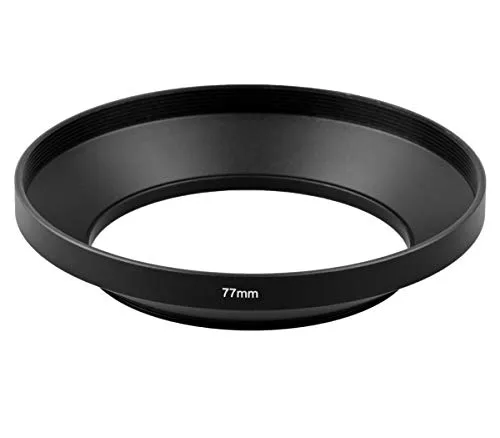 Gegenlichtblende 77mm Schraubgewinde für Weitwinkel-Objektive