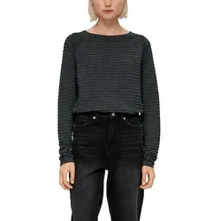 s.Oliver Damen Pullover 99w0 Grau, XS - Eleganter Rundhalsausschnitt und lange Raglanärmel, ideal für lässige Outfits. Perfekte Regular Fit Passform für höchsten Tragekomfort.