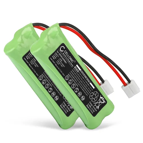 2x Ersatz Akku für Medion MD 83430 500mAh