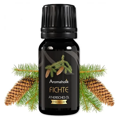 Fichtennadelöl BIO 10 ml – 100% natürlich, ätherisches Öl aus Indien für Diffuser, Saunaaufguss & Aromatherapie, Zertifiziertes Öl für Sauna & Massage