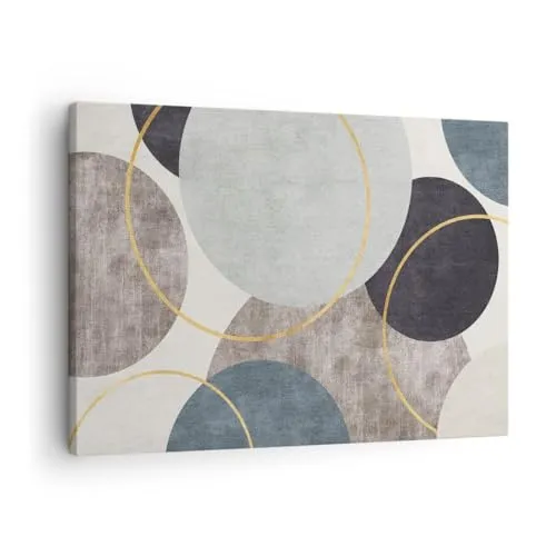 Bilder auf Leinwand Bezirke Minimalistisch Stück Leinwandbild 70x50cm Wandbilder Dekoration Wohnzimmer Schlafzimmer Küche Deko Klein Wanddeko Bild Wand Kunstdruck Art Wall Decor Canvas AA70x50-5986