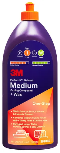 Produktbild 3M 36106 Perfect-It Gelcoat Medium Fräsen 2 IN 1