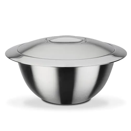 GSW 552394 Thermoschüssel mit Deckel, Edelstahl rostfrei