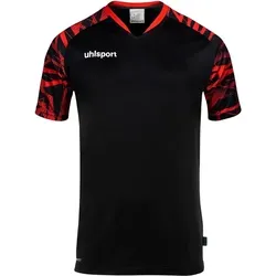 uhlsport Handballtrikot Goal 25 Trikot Kurzarm rot|schwarz 3XL
