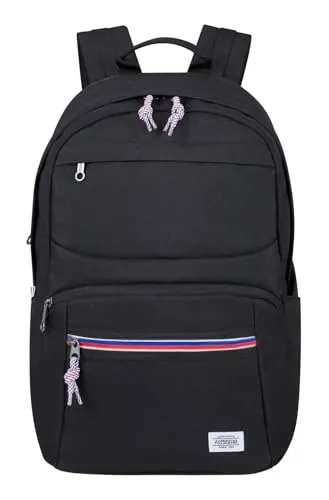 American Tourister Upbeat Laptop Backpack - 45 cm, 21.5 L, Black - Tagesrucksack für 15.6 Zoll Laptops, wasserabweisendes Gewebe und gepolstertes Laptopfach für optimalen Schutz und urbanen Style.
