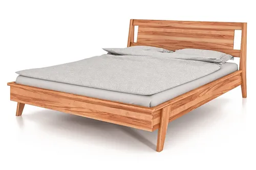byoak Bett RETRO 180 x 200 aus Massivholz, mit Holzkopfteil, Naturgeölt