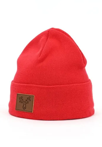 Elkline Strickmütze Elkline Umschlagmütze Beanie gestrickt aus Baumwolle