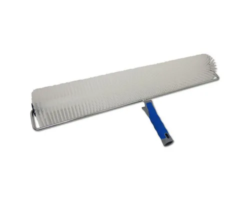 DEWEPRO Hand-Stachelwalze 500mm – Effiziente Entlüftung für Böden - Bodenlegerkellen, 500mm breite Stachelwalze mit 40mm Stacheln für blasenfreies Auftragen von Mörtel und Spachtelmassen, ideal für Handwerker und Heimwerker.