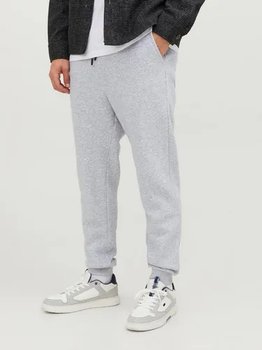 Jack & Jones JPSTGORDON JJBRADLEY SWEAT PANT GMS NOOS - Wanderhose für Herren in Light Grey Melange, ideal für Freizeit und Outdoor. Besonders weich durch angeraute Innenseite für maximalen Tragekomfort.
