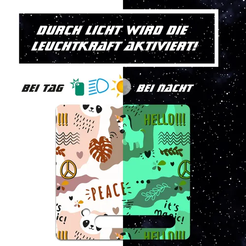 Toniebox Einhorn Erdtöne Nachtleuchtend Folie Aufkleber Schutzfolie Zubehör Y031