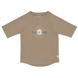 Lässig Badeshirt in Hellbraun - 74/80