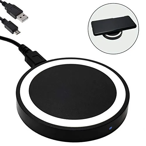 Ladestation kabellos OZO │ Wireless Charger mit QI Standard für induktives Laden u.a. für Iphone │ Samsung und weitere