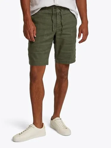 Tommy Hilfiger Herren Chino Shorts, Khaki (Armeegrün), 32W von Tommy Hilfiger