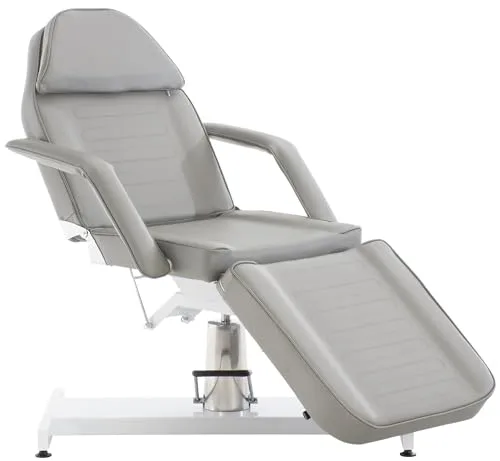 Hydraulische Kosmetikliege V2 - Massageliege für Profis - Kosmetikstühle & -liegen mit Fußsteuerung, belastbar bis 400 kg, ideal für professionelle Anwendungen und maximale Flexibilität.