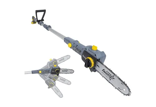 Fanztool Akku-Kettensäge 20V Hochentaster mit 2Ah Akku - Kettensägen für einfaches und sicheres Schneiden, ideal für Gartenarbeiten mit einer Schwertlänge von 203 mm und inklusive Ladegerät.