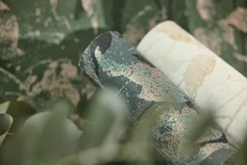 living walls Vliestapete Botanik-Tapete Natur Blättermuster strukturiert, strukturiert, botanisch, (1 St)