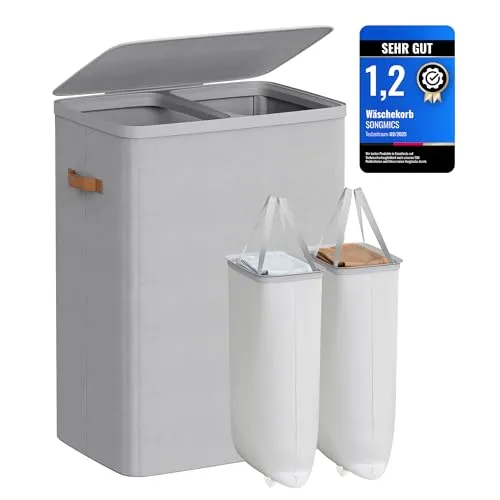 Wäschekörbe Grau von SONGMICS