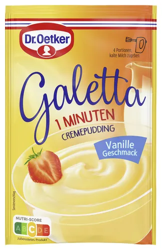 Dr. Oetker Galetta Vanille-Creme Cremepudding 80g
