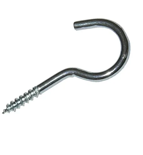 Dresselhaus 0/4207/001/2,9/40/ /74 Schraubhaken, gebogen, galv. verzinkt, 2,9 x 40, 100 Stück