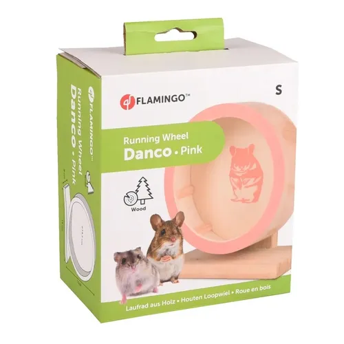 Danco Running Wheel Holz Laufrad ø 14,5 cm z.B. für Hamster, Mäuse