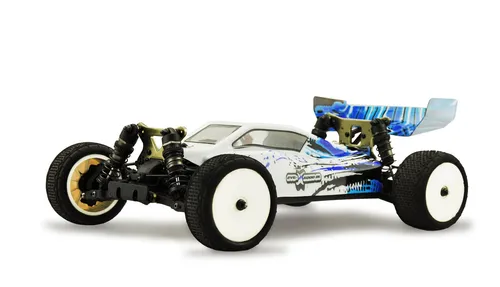 Amewi EVO-X 6000 BL 4WD 1:10 - Blauer Buggy mit 6000KV Brushless Motor, extrem schnell und stabil für einmalige Offroad-Abenteuer