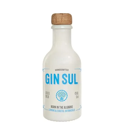 Gin Sul – 1 x 5 cl Distilled Dry Gin made in Hamburg 43% Vol. Aromen von Wacholder & Zitronen aus Portugal