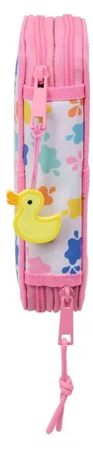 Peppa Pig Baby Pig Schulmäppchen – Federmäppchen mit 29 Utensilien für Kinder - Hochwertiges Schulmäppchen mit 29 praktischen Utensilien, ideal für kreative Köpfe von 5 bis 14 Jahren. Langlebiges Design aus robustem Polyester, leicht zu reinigen und vielseitig einsetzbar.