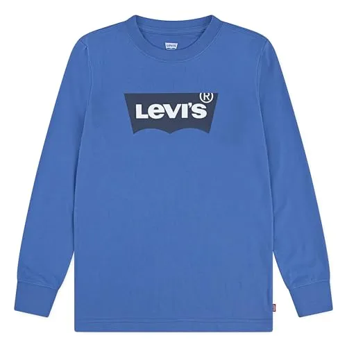Levi's Jungen Langarm Batwing Tee Boy Blue, blau, 14 Jahre
