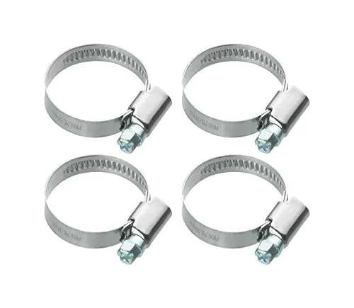 Cornat Schlauchschelle - Ø 20 - 32 mm Spannweite - 9 mm Bandbreite - 4 Stück im Set - Aus rostfreiem Edelstahl / Schlauchklemme / Schlauchbefestigung / T3083030