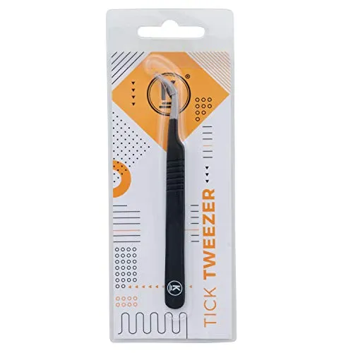 K-Pro Zeckenpinzette aus Edelstahl – präzises Werkzeug zur Zeckenentfernung bei Hund, Katze & Mensch – feine Spitze, rostfrei, wiederverwendbar – ohne Chemie – ideal für Zuhause & unterwegs