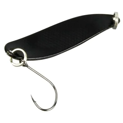 FTM Spoon Hammer 3,3cm 2,4g - Forellenblinker, Farbe:schwarz/UV weiß