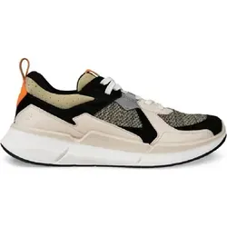 Ecco Biom 2.2 Herren Halbschuhe - Komfortable Sneakers für den Alltag - Sneaker für Herren mit herausnehmbarer Innensohle und bequemer Gummisohle, ideal für den täglichen Gebrauch. Stilvolles Design in Schwarz/Beige.