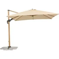 Schneider Sonnenschirm Rhodos Twist Woody, 300 x 300 cm