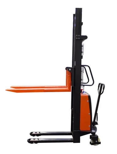 Teico Hochhubwagen halbelektrisch 1500 kg - 3000 mm mit Ladegerät - Halbelektrischer Hochhubwagen für eine Traglast von bis zu 1500 kg. Ideal für effizientes Heben und Transportieren in Lager und Betrieb. Inklusive Ladegerät für flexiblen Einsatz.