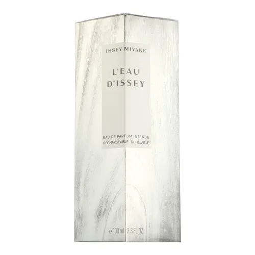 Issey Miyake L'Eau d'Issey Intense Eau de Parfum 100 ml - Damendüfte mit intensiv blumig-aquatischem Duft, vegan-zertifiziert und nachfüllbar, inspiriert von der Kraft des Ozeans und natürlichen Inhaltsstoffen.