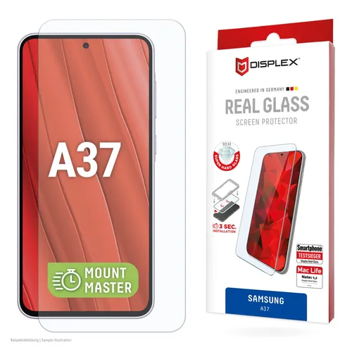 Displayschutzglas für Galaxy A37 | 10H Härte | Casefriendly von Displex