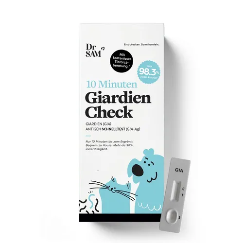 Dr. SAM 10 Minuten Giardien Check - Antigen Selbsttest 1er Set
