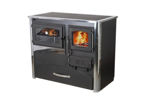 ABC Proizvod Kaminofen mit Backfach und Herdplatte von ABC Proizvod