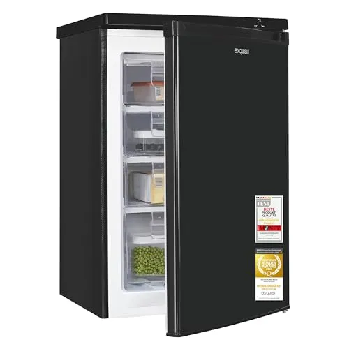 Exquisit Gefrierschrank GS512-040E | 91 l, Energieklasse E, 40 dB