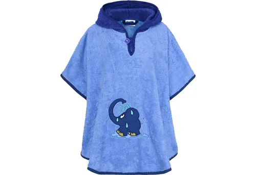 Smithy Badeponcho für Kinder & Babys - Kuscheliger Frottee Baumwolle mit Elefanten-Design - Babybadetücher & Kapuzenhandtücher - Flauschiger Poncho aus hochwertiger Baumwolle, ideal für empfindliche Haut und perfekt für Kinder von 1 bis 4 Jahren.