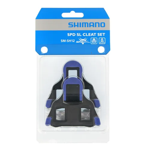 Shimano Schuhplatten Spd-Sl SM-SH12 Blau 2° für Pedale Zum Rennen