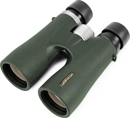 Omegon Fernglas Hunter 2.0 12x50 - Großes Gesichtsfeld - Ferngläser mit wasserdichter Bauweise und antireflexbeschichteten Linsen für klare Sicht bei Tag und Nacht. Ideal für Naturbeobachtungen und Erkundungstouren.