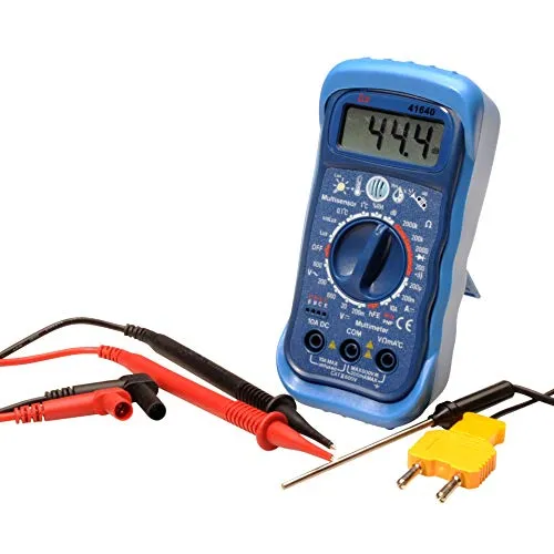 ELV Universalmessgerät ST 21: Multimeter mit Schallpegel- und Temperaturmessung - Vielseitiges Messgerät für Gleichstrom, Temperatur, Schallpegel und mehr. Ideal für private und professionelle Anwendungen, inkl. schützendem Holster.