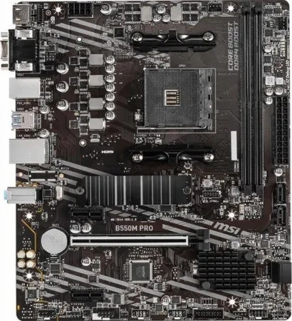 MSI A520M PRO, AMD, Socket AM4, 3rd Generation AMD Ryzen? 3, 3rd Generation AMD Ryzen 5, 3rd Generat