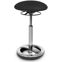 Topstar Stehhilfe Sitness® High Bob SU59 BR0 schwarz - Ergonomische Sitzalternative - Bürostühle mit drehbarem Design für mehr Bewegungsfreiheit, ideal für Arbeiten im Stehen oder Sitzen, fördert Ihr Wohlbefinden und unterstützt einen aktiven Arbeitsalltag.