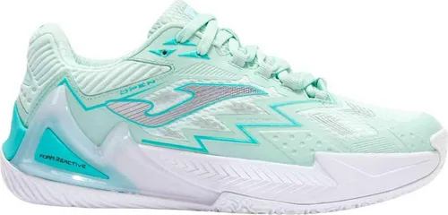 Joma Padel Schuhe TOPLS2527OM in Grün, Größe 37 - Hochwertige Padel-Schuhe für Damen mit verbesserter Stoßdämpfung und Stabilität. Leichtes, atmungsaktives Obermaterial und strapazierfähige Gummisohle für optimalen Halt und Komfort im Spiel.