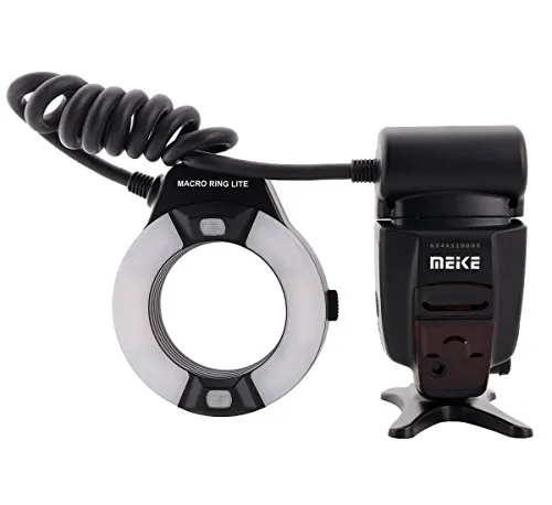 MK-14EXT Makro i-TTL Ringblitz Passend für Canon EOS mit LED Hilfslicht Standard ISO Blitzschuh